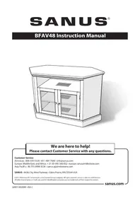Notice SANUS BFAV48 Meuble TV