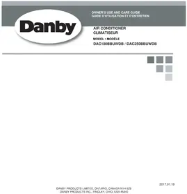 DANBY DAC250BBUWDB - Climatiseur