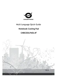 Notice CONCEPTRONIC CNBCOOLPADL4F Système de refroidissement pour ordinateur portable