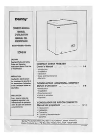 DANBY DCF401W - Congélateur