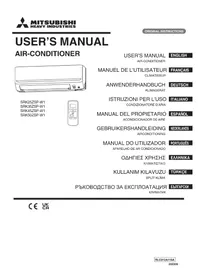 Notice MITSUBISHI SRK50ZSP-W1 Climatisation