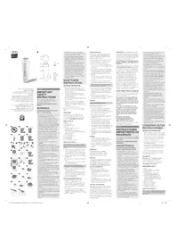 Notice PHILIPS BRR464 Epilateur