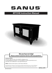 Notice SANUS BFV348 Meuble TV