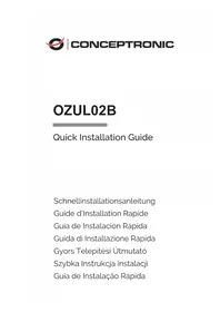 Notice CONCEPTRONIC OZUL02B Chargeur téléphone portable