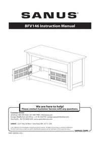 Notice SANUS BFV146 Meuble TV