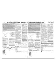 Notice SPEKTRUM FIRMA 3900KV Jouet radiocommandé