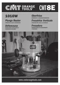 Notice CMT Orange Tools CMT8E Fraiseuse