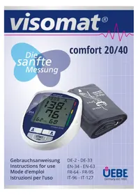 Notice UEBE VISOMAT COMFORT 20/40 Tensiomètre