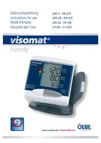 Notice UEBE VISOMAT HANDY Tensiomètre