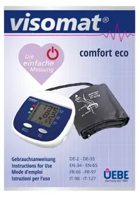 Notice UEBE VISOMAT COMFORT ECO Tensiomètre