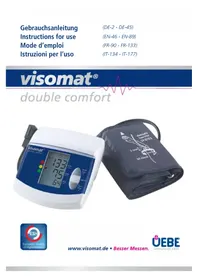 Notice UEBE VISOMAT DOUBLE COMFORT Tensiomètre