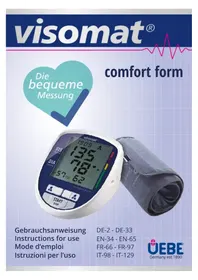 Notice UEBE VISOMAT COMFORT FORM Tensiomètre