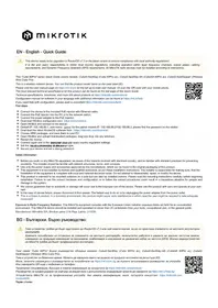 Notice Mikrotik CUBE 60PRO AC Wifi répéteur