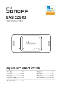 Notice Sonoff BASICZBR3 Maison intelligente
