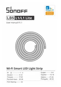 Notice Sonoff L1 Lampe