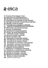 Notice ELICA ERA PRF0194191 Hotte