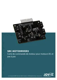 Notice Joy-It SBC-MOTODRIVER3 Non catégorisé