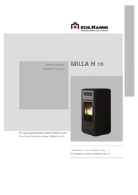 Notice EDILKAMIN MILLA H 15 Stufa a pellet