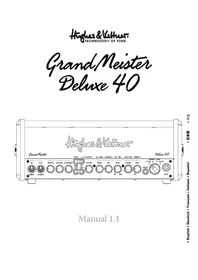 Notice HUGHES & KETTNER GRANDMEISTER DELUXE 40 Ampli guitare