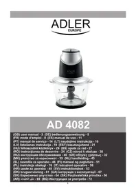 Notice ADLER AD 4082 Table de mixage