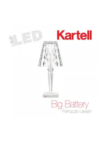 Notice Kartell BIG BATTERY Lampe
