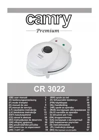 Notice ADLER CR 3022 Gaufrier