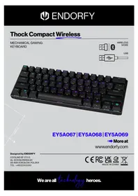 Notice ENDORFY THOCK COMPACT WIRELESS Clavier