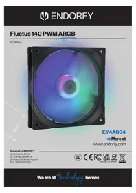 Notice ENDORFY FLUCTUS 140 PWM ARGB Système de refroidissement de matériel informatique