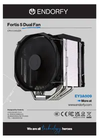 Notice ENDORFY FORTIS 5 DUAL FAN Système de refroidissement de matériel informatique