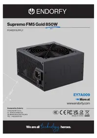 Notice ENDORFY SUPREMO FM5 GOLD 850W Alimentation PC