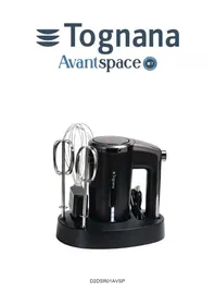 Notice Tognana AVANTSPACE D2DSR01AVSP Blender