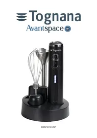 Notice Tognana AVANTSPACE D2DFI01AVSP Blender