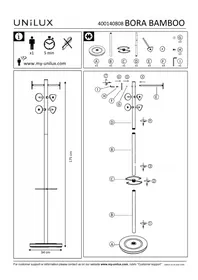 Notice Unilux BORA BAMBOO Porte-manteaux