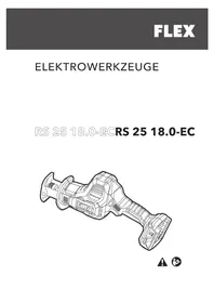 Notice Flex RS 25 18.0-EC Scie