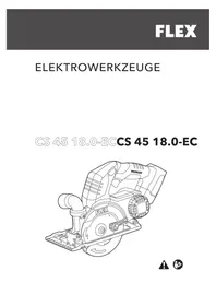 Notice Flex CS 45 18.0-EC C Scie