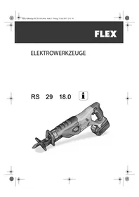 Notice Flex RS 29 18.0 C Scie