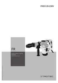 Notice TROTEC PRDS 20-230V Marteau