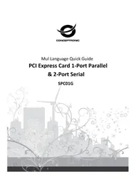 Notice CONCEPTRONIC SPC01G Non catégorisé