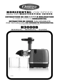 Notice OMEGA H3000B Extracteur de jus
