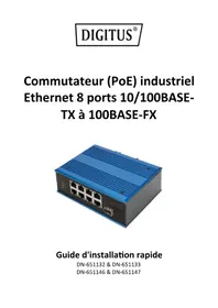 Notice Digitus DN-651147 Commutateur