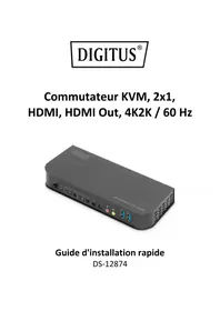 Notice Digitus DS-12874 Commutateur