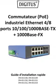 Notice Digitus DN-651153 Commutateur
