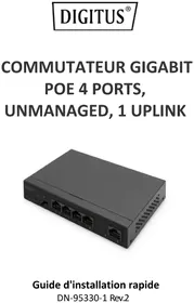 Notice Digitus DN-95330-1 Commutateur