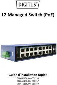 Notice Digitus DN-651156 Commutateur