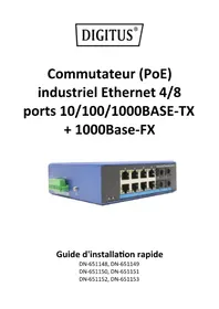 Notice Digitus DN-651150 Commutateur