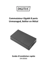 Notice Digitus DN-80066 Commutateur