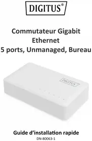 Notice Digitus DN-80063-1 Commutateur