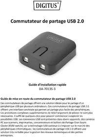 Notice Digitus DA-70135-3 Commutateur