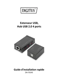 Notice Digitus DA-70143 Commutateur