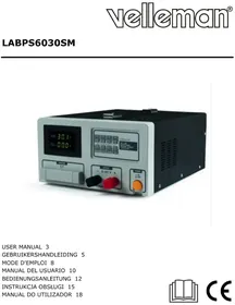 Notice VELLEMAN LABPS6030SM Commutateur